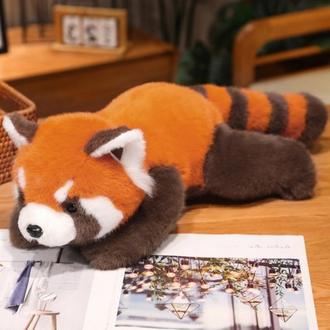 Pluszowa Maskotka Przytulanka Panda Czerwona Obciążone Łapki 30cm LEAN Toys