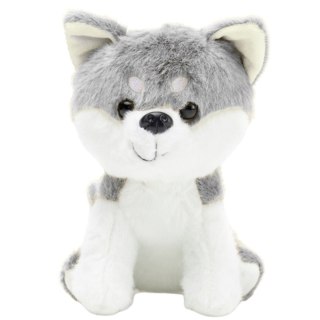Pluszowa Maskotka Przytulanka Wilk Biało Szary 20cm LEAN Toys