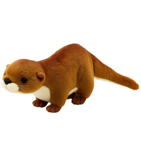 Pluszowa Maskotka Przytulanka Wydra Z Biało Brązowa 50cm LEAN Toys