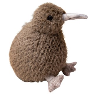 Pluszowy Ptak Kiwi Pluszak Maskotka Przytulanka Ciemnobrązowy 21cm LEAN Toys