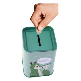 Skarbonka Zwierzątko Metalowa Nauka Oszczędzania 11x8cm LEAN TOYS