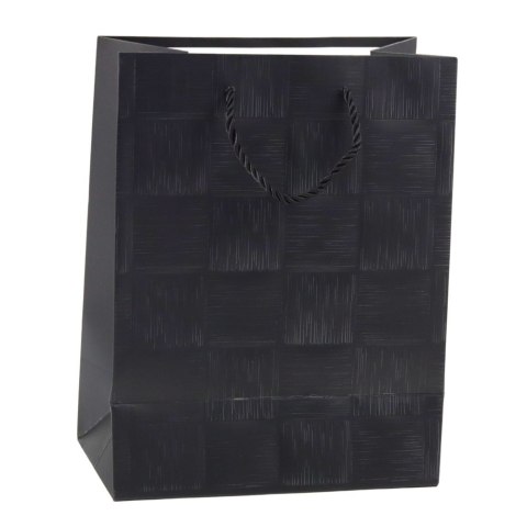 Torba Prezentowa Kwadraty Strukturalne Elegancka 23 x 18 x 10 cm LEAN