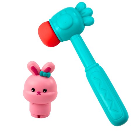 Gra Zręcznościowa Uderz Młotkiem Marchewki Wyskakujący Królik LEAN Toys