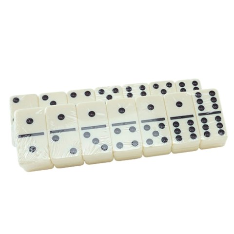 Klasyczna Gra Domino Tradycyjne Szóstkowe Etui 28 Kamieni LEAN TOYS