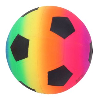 Piłka Plażowa Gumowa Palma Tęczowa Kolorowa Piłka Nożna 22cm LEAN Toys