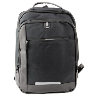 Plecak Biznesowy USB Kieszeń Na Laptopa Czarny 16L 45cm LEAN