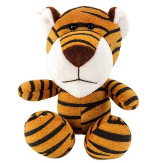 Pluszowa Maskotka Przytulanka Tygrys Z Przyssawką Brązowy 23 x 12 cm LEAN TOYS