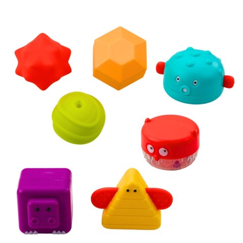 Walec Kostka Sensoryczna Interaktywna Sorter Światła Dźwięki Kolorowa LEAN Toys