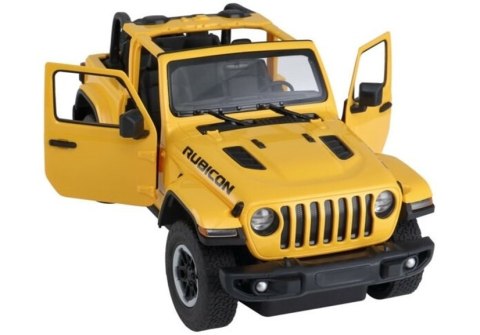 Auto R/C Jeep Wrangler Rubicon 1:14 Rastar Żółty Rastar