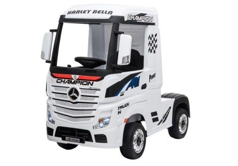 Auto na Akumulator Mercedes Actros Biały LEAN CARS