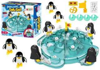 Gra Zręcznościowa Pingwiny na Lodowcu Podbijanie Piłek LEAN Toys