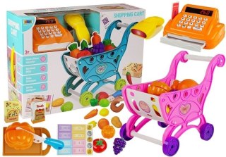 Market Wózek Sklepowy Kasa Fiskalna Akcesoria LEAN Toys