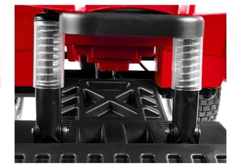 Quad na Akumulator BDM0906 Pompowane Koła Czerwony LEAN CARS