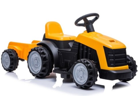 Traktor z Przyczepą na Akumulator TR1908T Żółty LEAN CARS
