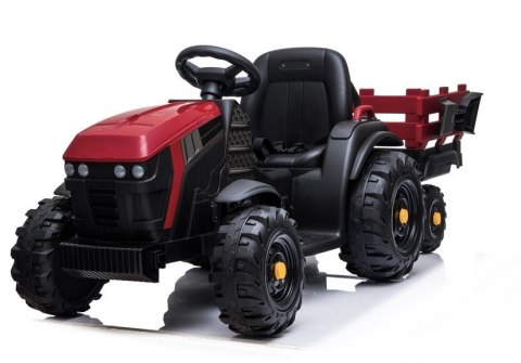 Traktor z Przyczepą na akumulator BDM0925 Czerwony LEAN CARS