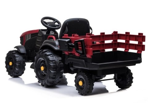 Traktor z Przyczepą na akumulator BDM0925 Czerwony LEAN CARS