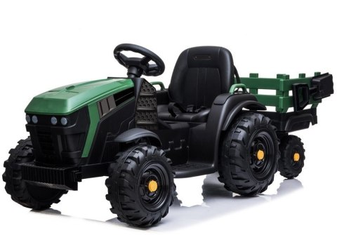 Traktor z Przyczepą na akumulator BDM0925 Zielony Wojskowy LEAN CARS
