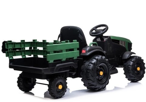 Traktor z Przyczepą na akumulator BDM0925 Zielony Wojskowy LEAN CARS