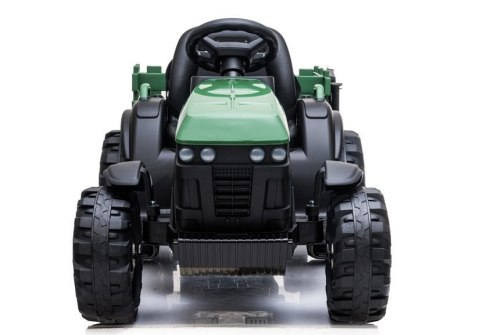 Traktor z Przyczepą na akumulator BDM0925 Zielony Wojskowy LEAN CARS