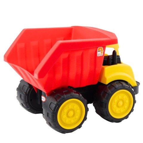 Duża Wywrotka Dla Dzieci Do Piasku Pojazd Budowlany Czerwono-Żółta LEAN Toys