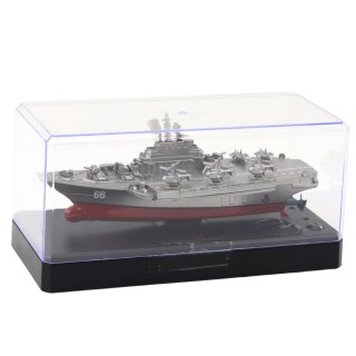 Statek Militarny Łódź Zdalnie Sterowana RC Srebrna 15cm LEAN Toys
