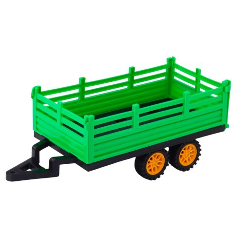 Traktor Farmerski Z Przyczepą Zdalnie Sterowany RC Zielony LEAN Toys
