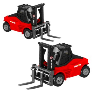 Wózek Widłowy Metalowy Model Kolekcjonerski Huina Czerwony 1:80 HUINA