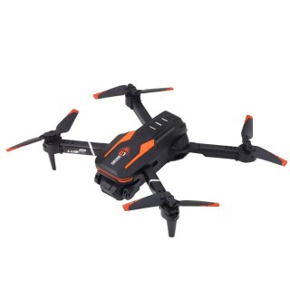 Dron Zdalnie Sterowany LU800 Kamera Światła LED Pomarańczowy LEAN Toys