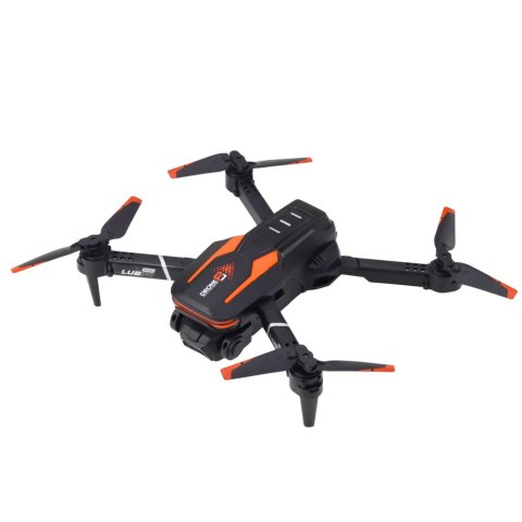 Dron Zdalnie Sterowany LU800 Kamera Światła LED Pomarańczowy LEAN Toys
