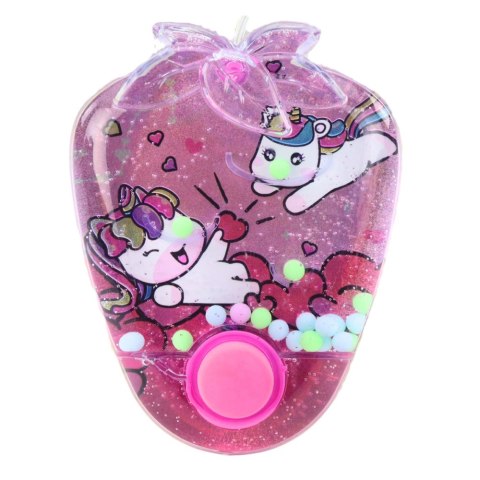Gra Wodna Zręcznościowa Kieszonkowa Jednorożce Kolorowe Mix LEAN TOYS