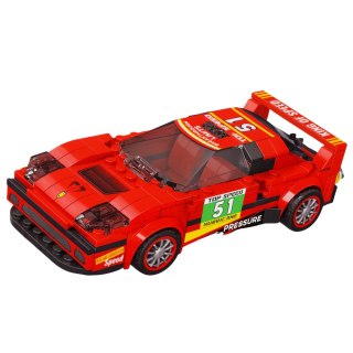 Klocki Konstrukcyjne Auto Robot 2w1 Czerwony Napęd 329 el. LEAN Toys
