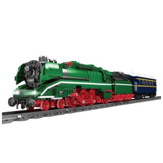 Klocki Konstrukcyjne Lokomotywa Parowa Zdalnie Sterowana RC 2348 el. LEAN Toys