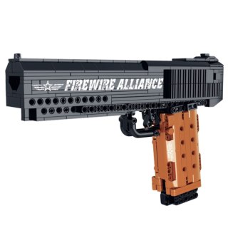 Klocki Konstrukcyjne Pistolet Funkcja Strzału 555 el. LEAN Toys