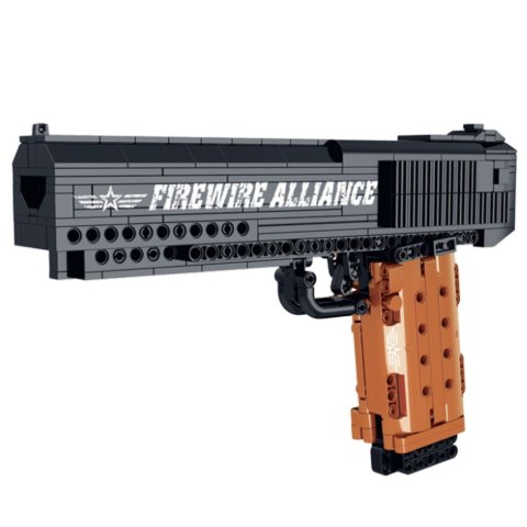 Klocki Konstrukcyjne Pistolet Funkcja Strzału 555 el. LEAN Toys