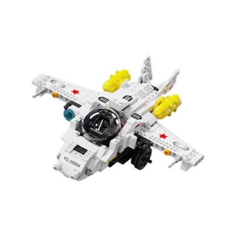 Klocki Konstrukcyjne Robot Kosmiczny Łazik Samolot RC 3w1 408 el. LEAN Toys