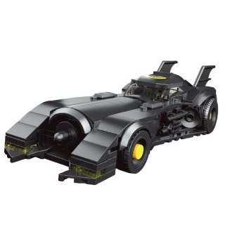 Klocki Konstrukcyjne Samochód Wyścigowy Superbohatera Czarny 409 el. LEAN Toys