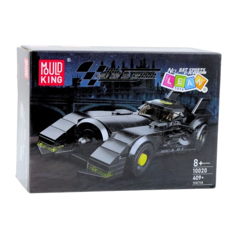 Klocki Konstrukcyjne Samochód Wyścigowy Superbohatera Czarny 409 el. LEAN Toys