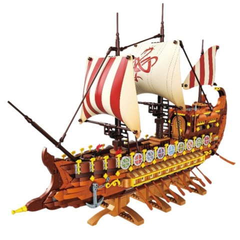 Klocki Konstrukcyjne Starożytny Statek Romański 2073 el. LEAN Toys
