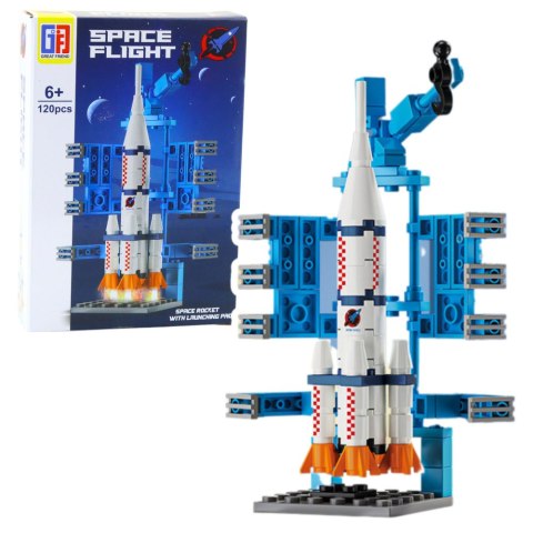 Klocki Konstrukcyjne Statki Kosmiczne Kosmos 87-120 el. Mix LEAN Toys