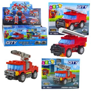 Klocki konstrukcyjne pojazdy 4w1 LEAN Toys