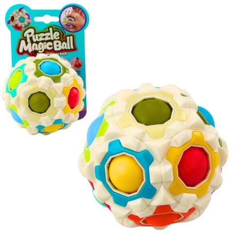 Magiczna Piłka Łamigłówka Logiczna Wypustki 7cm Mix LEAN Toys