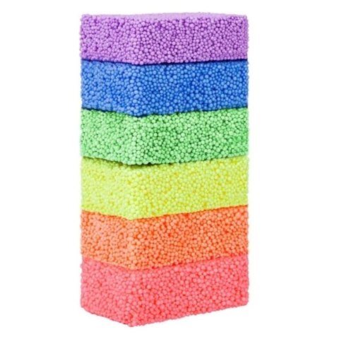 Masa Plastyczna Piankowe Kuleczki W Pudełkach Kolorowe 8szt. LEAN Toys