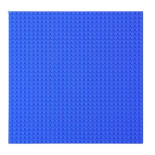 Płyta Plansza Konstrukcyjna Do Klocków Budowania Granatowa 25,5x25,5 cm LEAN TOYS