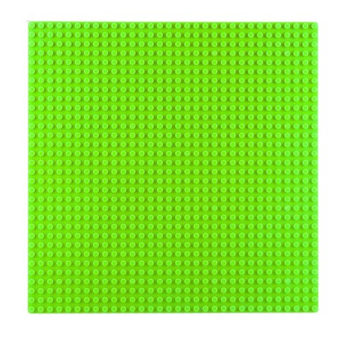 Płyta Plansza Konstrukcyjna Do Klocków Budowania Jasnozielona 25,5x25,5 cm LEAN TOYS