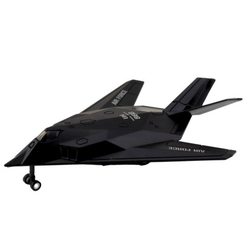Samolot Myśliwiec Wojskowy Odrzutowiec Z Napędem Światła Dźwięki 1:400 LEAN Toys