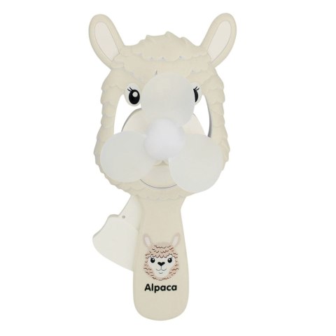 Wiatraczek Wentylator Ręczny Mechaniczny Dla Dzieci Alpaka Mix LEAN TOYS
