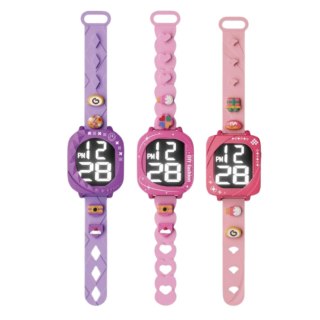 Zegarek DIY Dla Dzieci Wymienne Opaski Regulowane Koraliki Ozdobne LEAN Toys