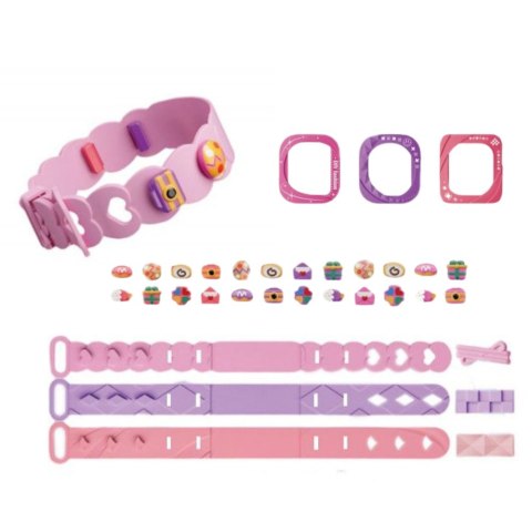 Zegarek DIY Dla Dzieci Wymienne Opaski Regulowane Koraliki Ozdobne LEAN Toys