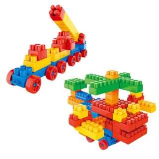 Zestaw Klocki Konstrukcyjne Przestrzenne Kolorowe 180 el. LEAN Toys