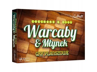 GRA - Warcaby-Młynek de Luxe 01681 Trefl Gry